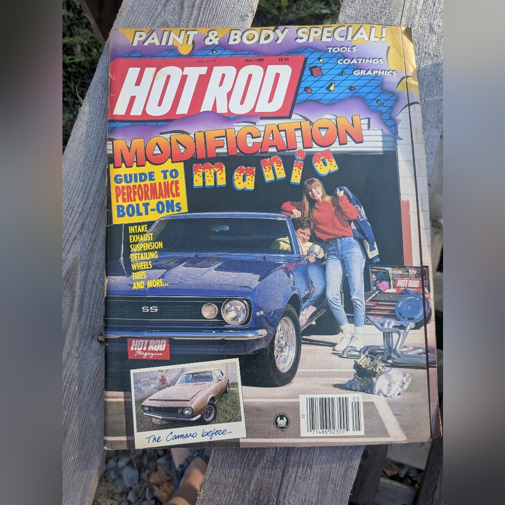Vtg Popular Hot Rod Magazine May 1989 Paint & Body Special Camaro